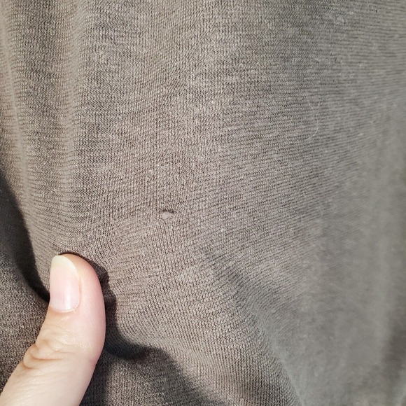 Oska Women Hemp Blend V Neck Top Size Medium Eco Minimalist Quiet Luxury READ - Picture 8 of 12